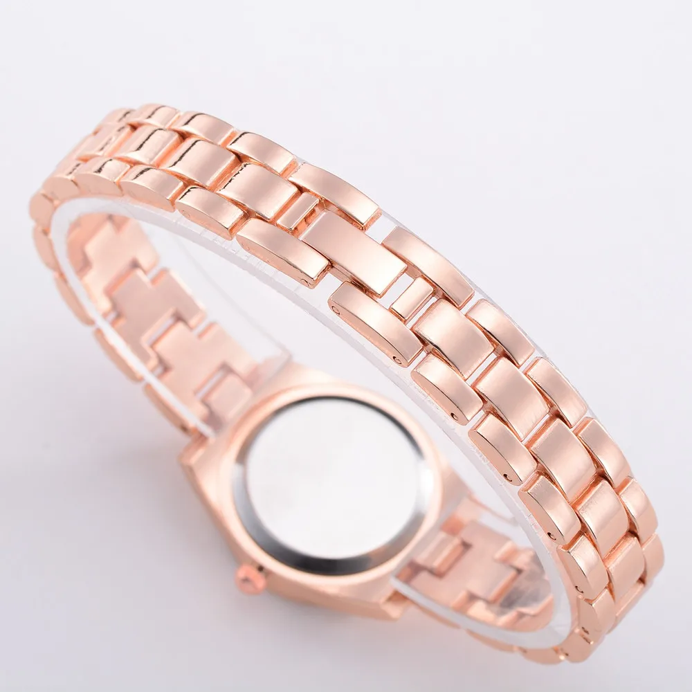 Montre femme Роскошные модные женские элегантные кварцевые часы с покрытием из розового золота, стразы, браслет, ЖЕНСКИЕ НАРЯДНЫЕ часы