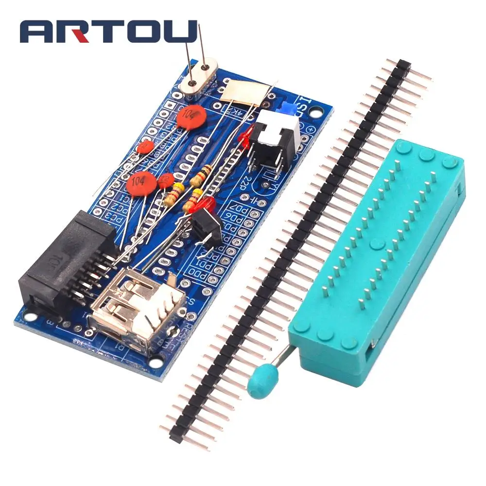Набор для самостоятельной сборки горячая Распродажа ATmega8 ATmega48 AVR Минимальная