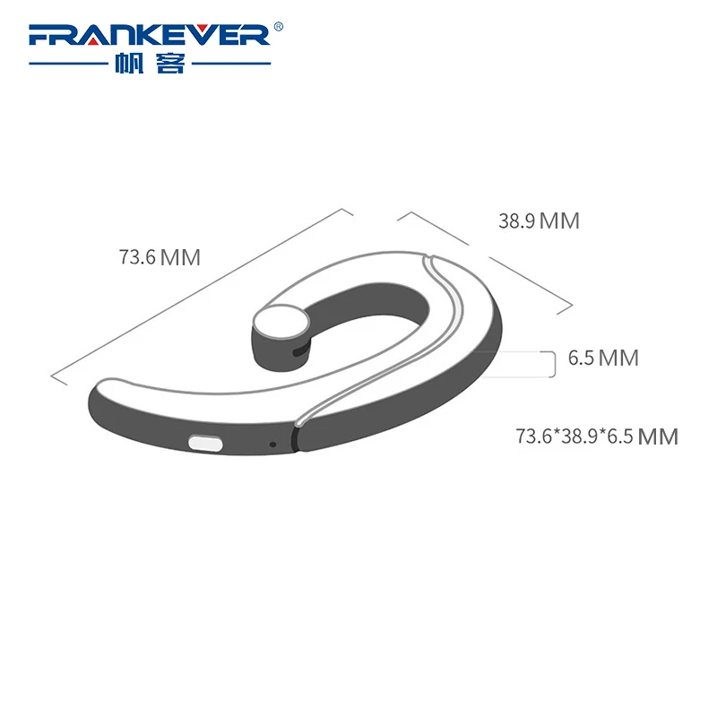 FrankEver Бизнес V4.1 bluetooth гарнитура крюк osteoacusis мини Беспроводной наушники для