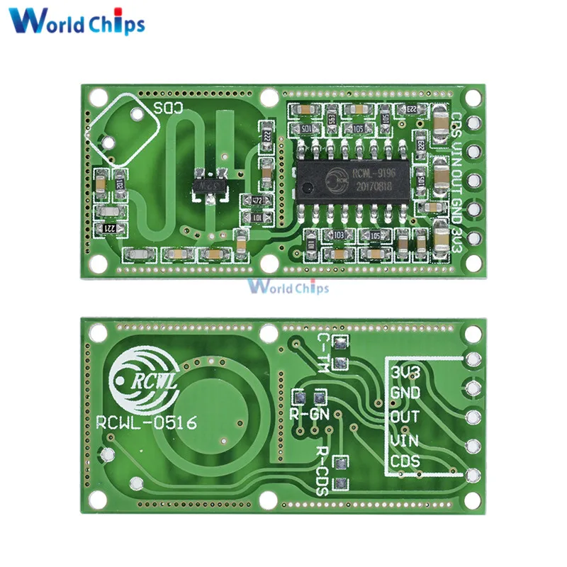 2 шт. микроволновый радар с датчиком движения 0516 в|output module|3 d |
