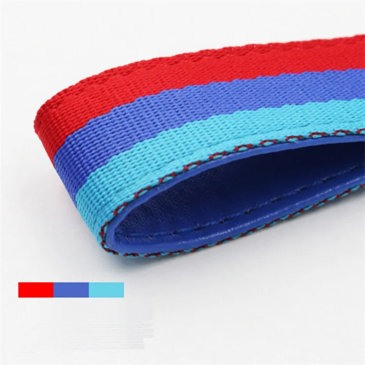 Новинка 2016 брелок для автомобильных ключей кольцо M \ полоса нейлоновый ремешок с