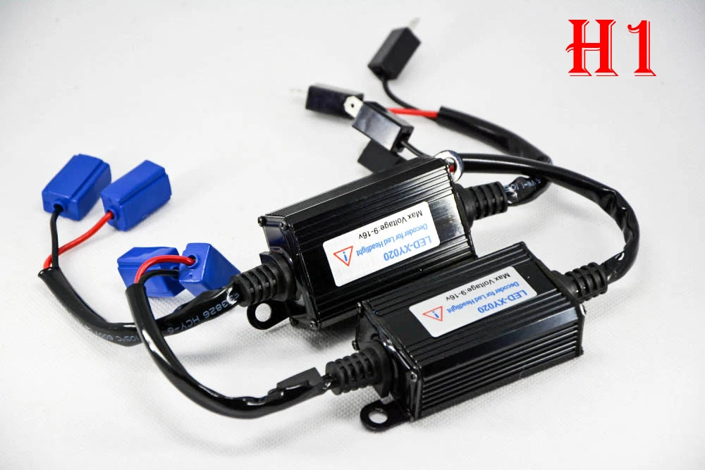 Комплект для преобразования светодиодных фар 1 пара (2 шт.) H1 декодер Canbus Loa без