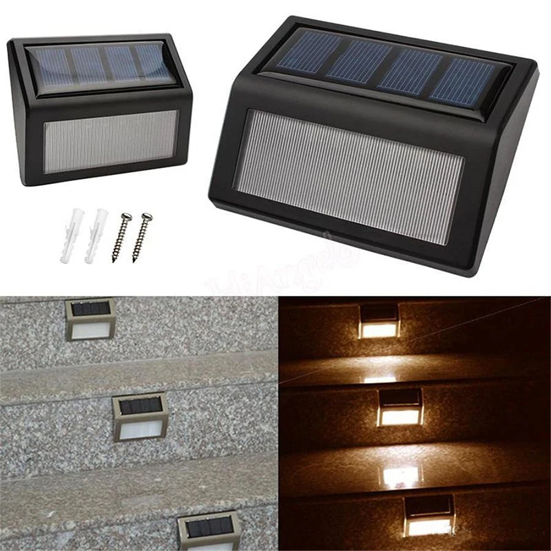 Led открытый беспроводной солнечной энергии PIR датчик движения свет Настенные