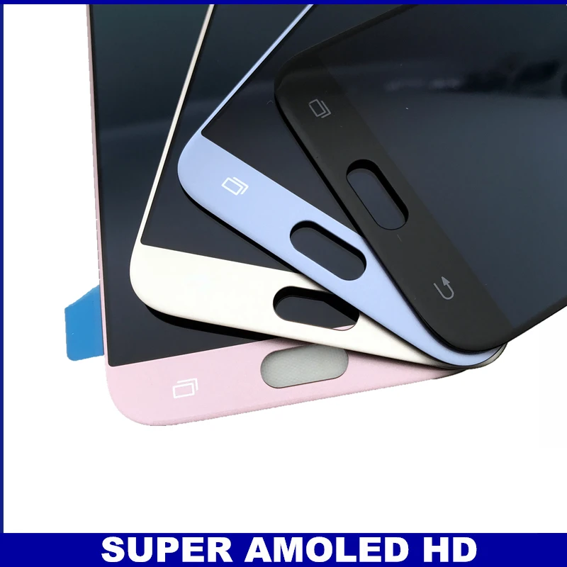 ЖК s Замена для samsung Galaxy J7 Pro J730 J730F ЖК-дисплей сенсорный экран дигитайзер с наклейкой для контроля яркости
