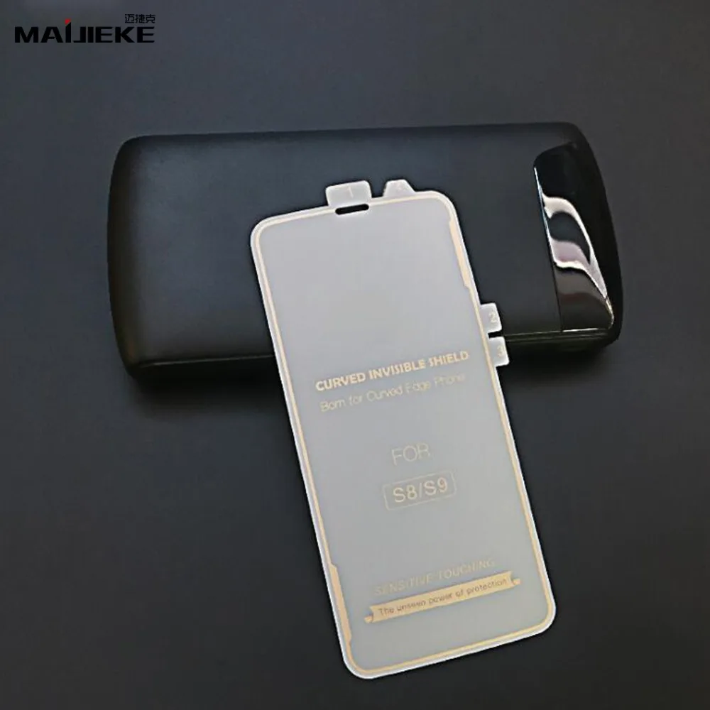 Изогнутая невидимая защитная пленка MAIJIEKE из ТПУ для Samsung Galaxy S8 Plus S9 plus S7 edge Note 9 8