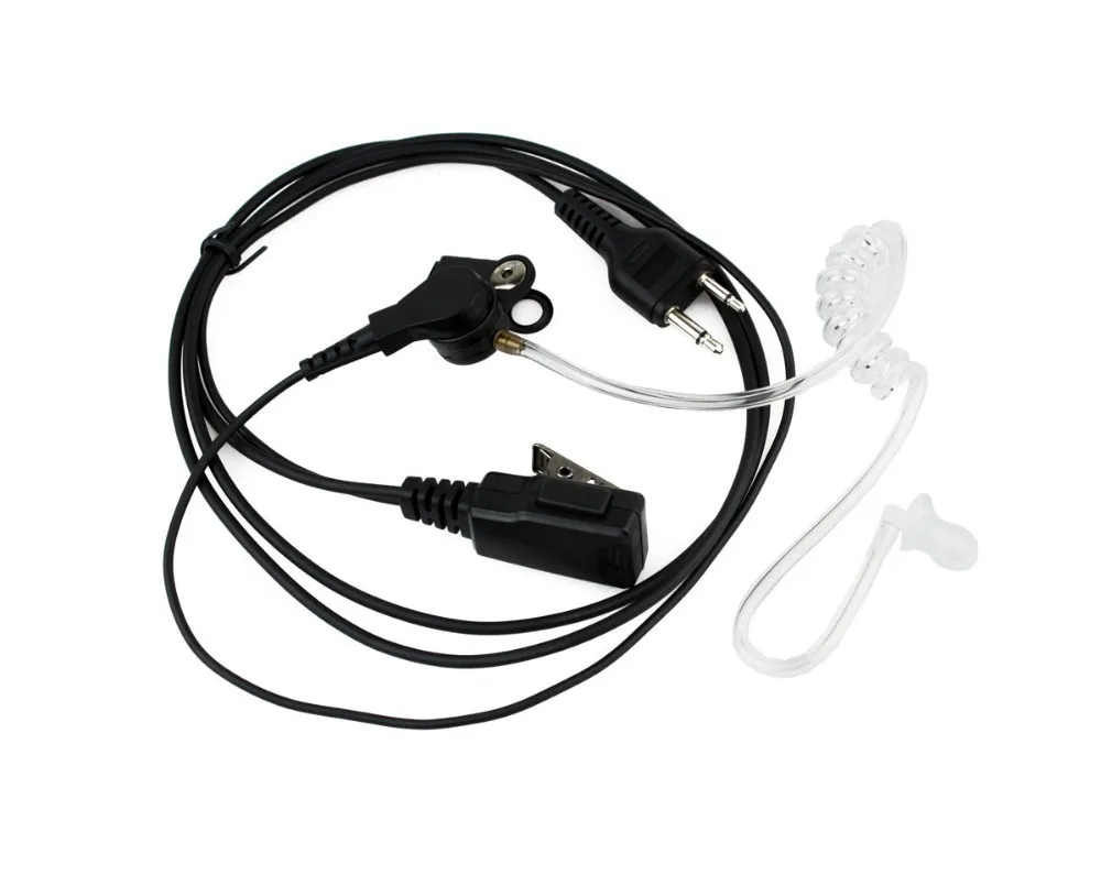 

80PCS High-Quality 2 PIN Covert Acoustic Tube Earpiece For ICOM IC-F4TR, IC-F10, IC-F20, IC-H2 ALINCO Radio