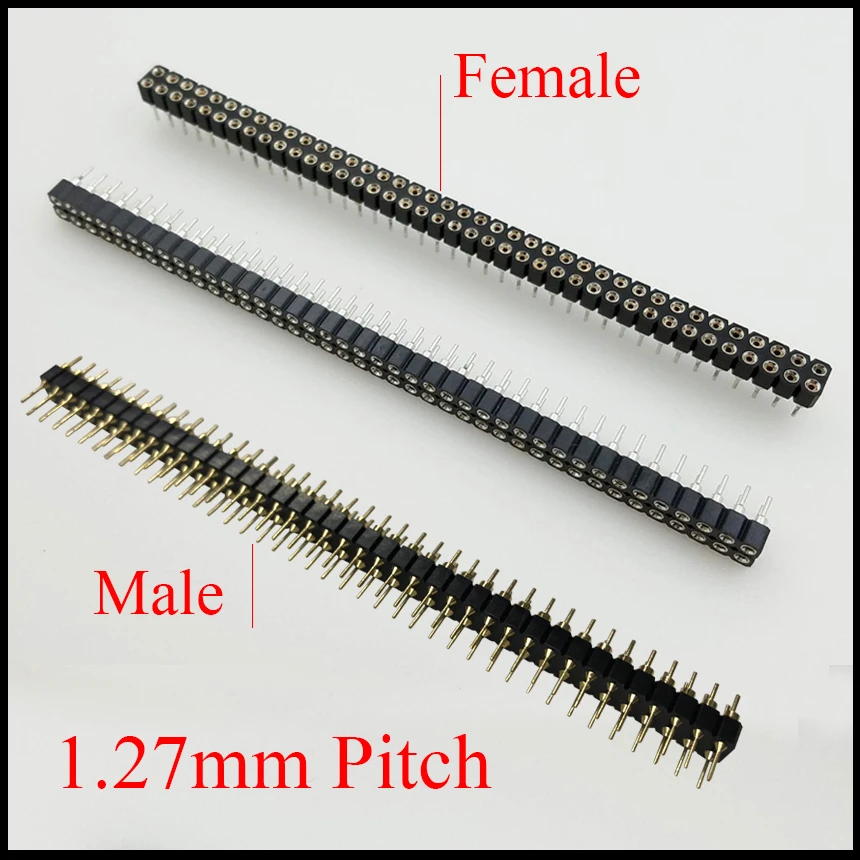 2*50 2x50 Pin 100P 2 54 мм шаг двухрядный модуль круглое отверстие прямой штекер гнездовой