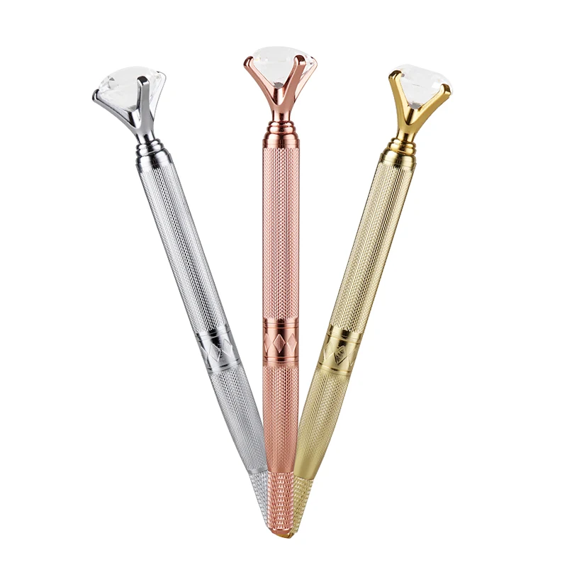 1 шт. Перманентный макияж ручка для микроблейдинга с алмазным алюминиевым