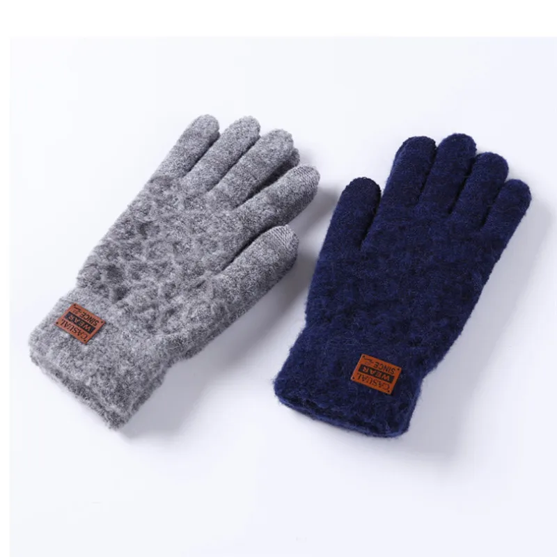 Женские и мужские сенсорные перчатки с подогревом 2018 зимние теплые хлопковые для