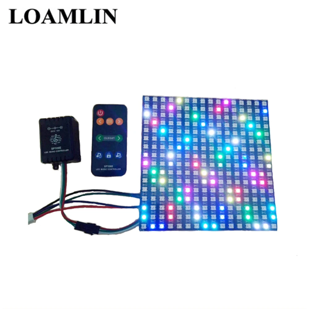 SP106E LED Music Controller DC5-12V 9Keys Remote Control For WS2811 WS2812B SK6812 6803 Strip | Освещение