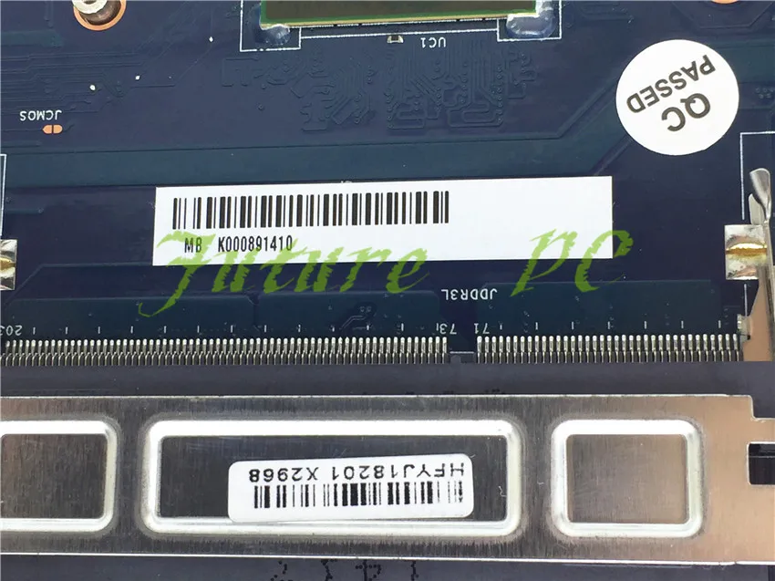 JOUTNDLN для TOSHIBA Satellite C50 C55 C50D C55D C55Dt-B5208 Материнская плата ноутбука K000891410 LA-B302P с A8-6410 cpu тестовая работа