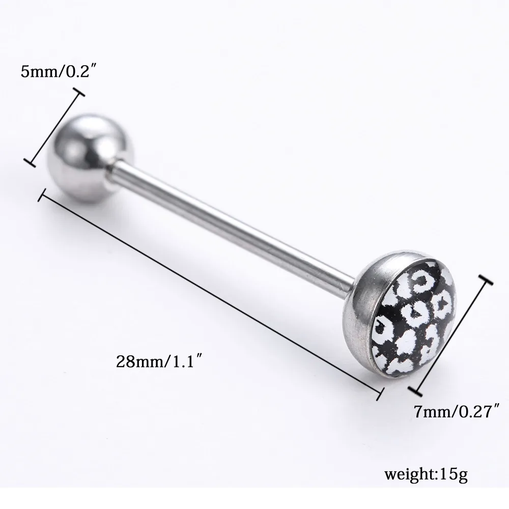 6 шт./компл. языки из нержавеющей стали|tongue rings balls|tongue piercing setpiercing tongue |