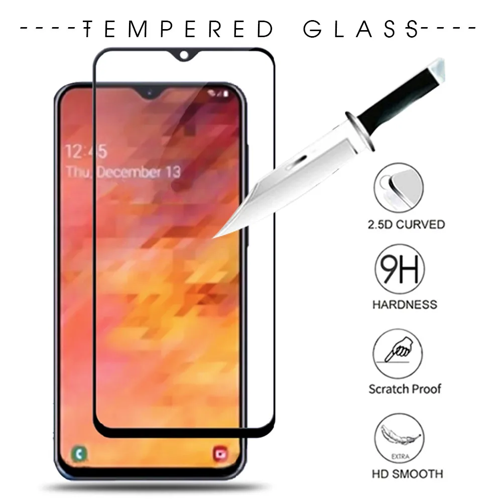 Экран протектор для samsung A70 A50 A40 A30 M20 A7 A9 J4 J6 плюс J8 закаленное Стекло плёнки для Galaxy Note протектор S10E защитный Стекло