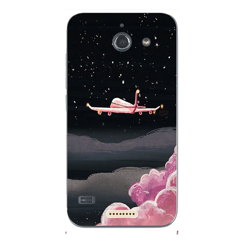 ZX35 Чехол для телефона, чехол для huawei Ascend Y550 Y 550 L01, Y550-L01 корпус телефона с рисунком, окрашенный Мягкий ТПУ силиконовый чехол в виде цветка - Цвет: ZX35