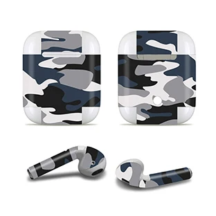 B101 GOOYIYO-для Apple AirPods 2 Наушники стикер Наушники DIY персональная Наклейка виниловая камуфляжная Кожа Беспроводная зарядка коробка наклейка - Цвет: B101