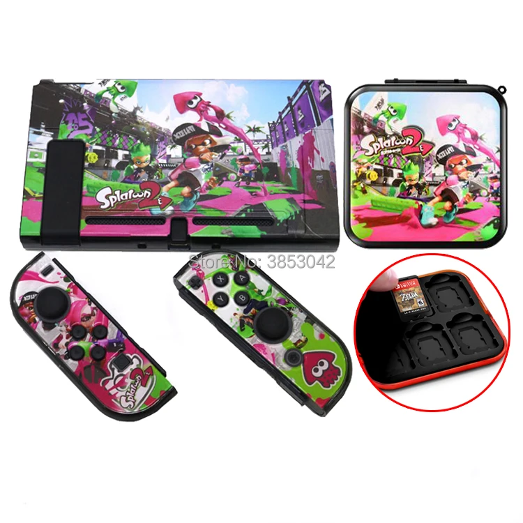 2 в 1 аксессуары для Nintendo Switch чехол с твердым корпусом чехлы прямой док-станции