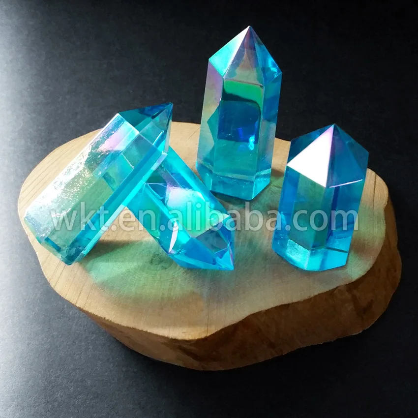 WT G126 водная аура кварцевая кристальная палочка волшебная точка ауры исцеляющая