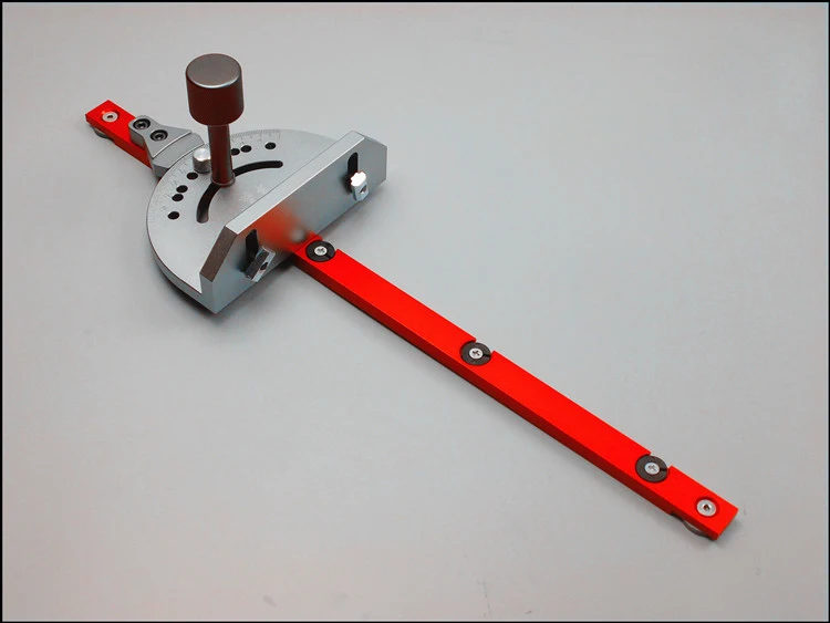 Only Miter Guage Деревообрабатывающий точный торцевой Манометр с забором и стопорным воротником - Цвет: Only Miter Guage
