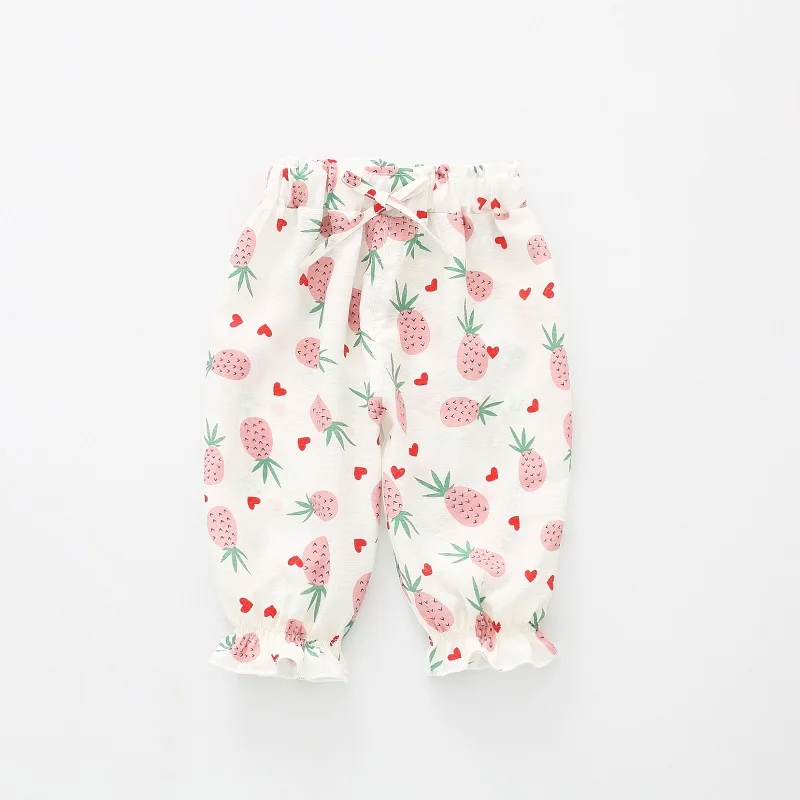 Женские летние леггинсы для детей тонкие детские свободные штаны с защитой от