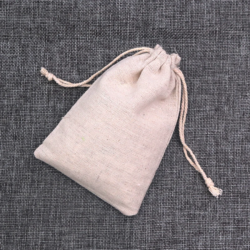 

Хлопковые пакеты на шнурке, 50 шт./лот, 4 размера