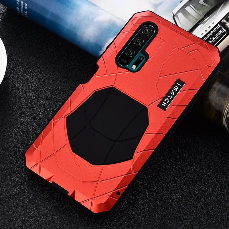 IMATCH Повседневный водонепроницаемый чехол для huawei Honor 20 20 Pro Роскошный Металлический силиконовый чехол Coque Полные Защитные чехлы для телефонов