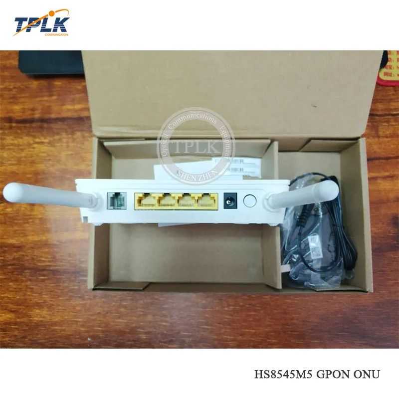 Лидер продаж GPON ONU ONT FTTH Fibra Optica HS8545M5 10 шт./лот маршрутизатор 1GE + 3FE VOICE WIFI мини-размер
