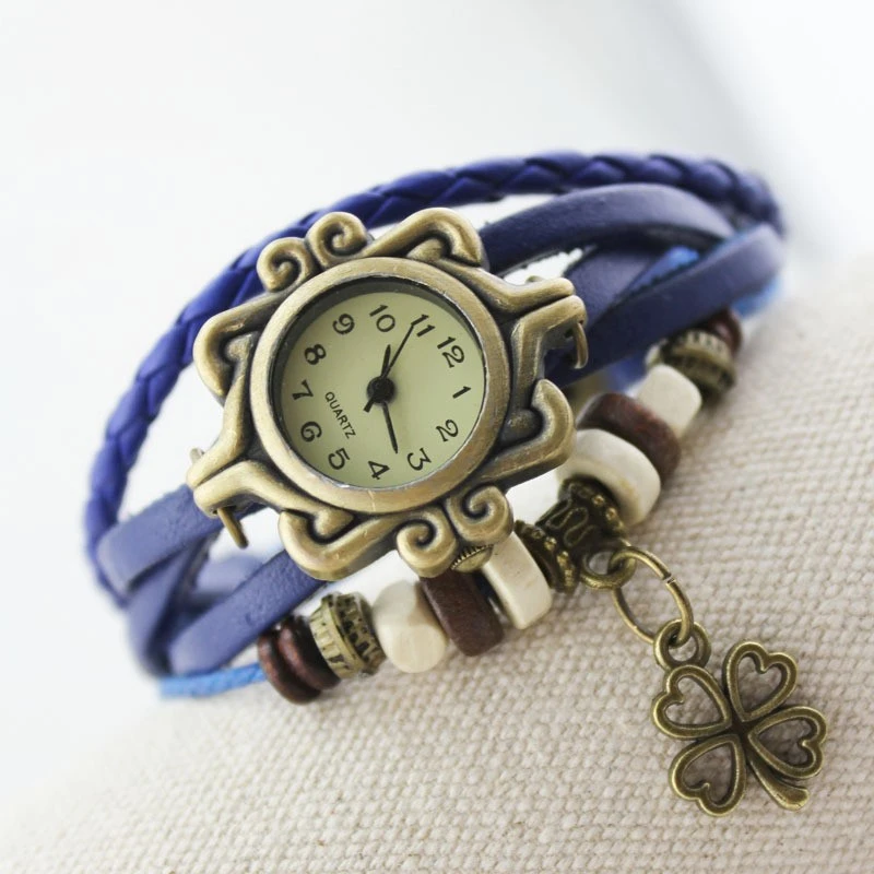 Модные браслеты стол горячие взрывные в женские часы четыре листа клевера