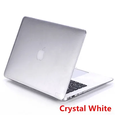 Бежевый Чехол для Apple Macbook Air Pro retina 11 12 13 15 дюймов кристально прозрачный 3D принт цветок листья для Mac book Pro 15 чехол Coque - Цвет: Бежевый