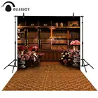 Фотофон Allenjoy винтажная книжная полка Классическая библиотека Цветок школьный фон для студийной съемки