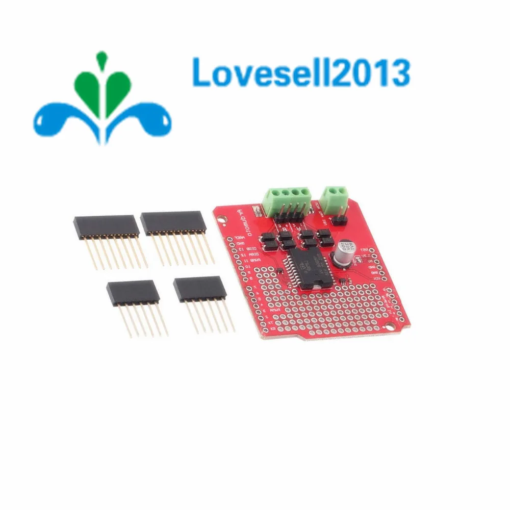 Двойной ток флэш экран L298P 2A DC плата шагового вождения для Arduino с подходящими