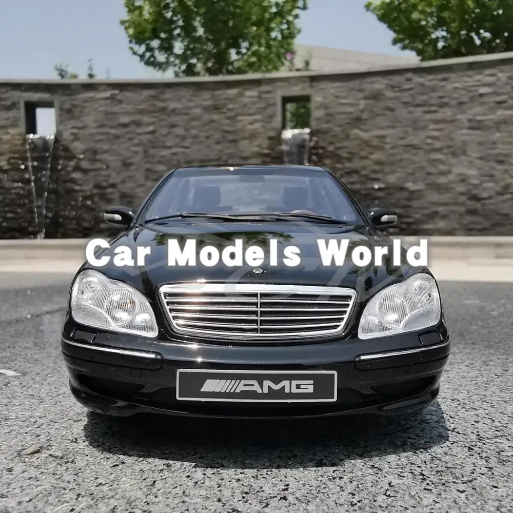 Полимерная модель автомобиля для Otto S55 AMG (W220) 1:18 (черный) OT832 + подарок! |