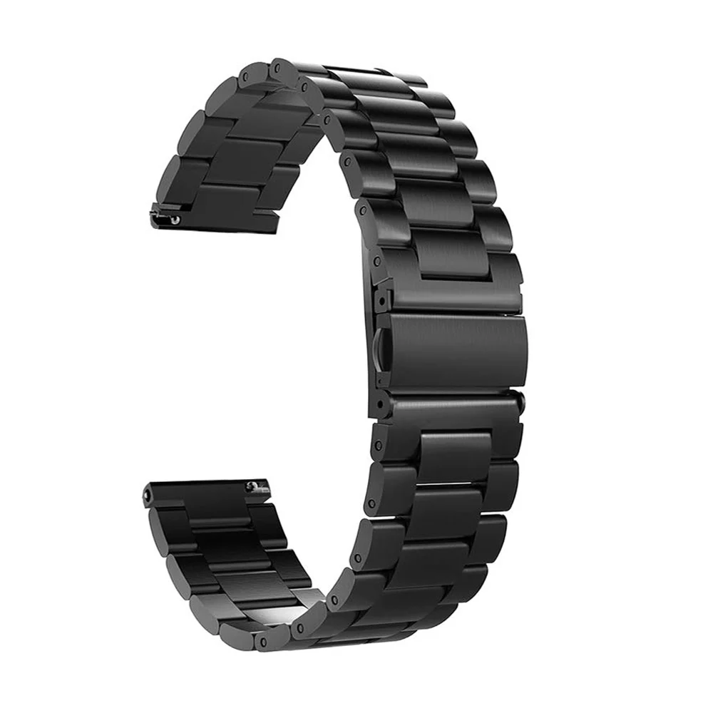 20 мм/22 мм Нержавеющая сталь ремешок для наручных часов для samsung Galaxy Watch 42/46 мм/Активный 2 1/Шестерни S3 ремень Quick Release металлический ремень