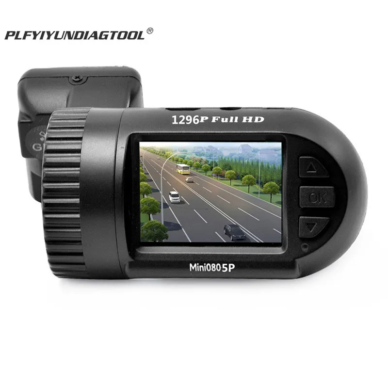 Мини 0805P видеорегистратор широкоугольный 1080P gps Автомобильный Двойной tf карты