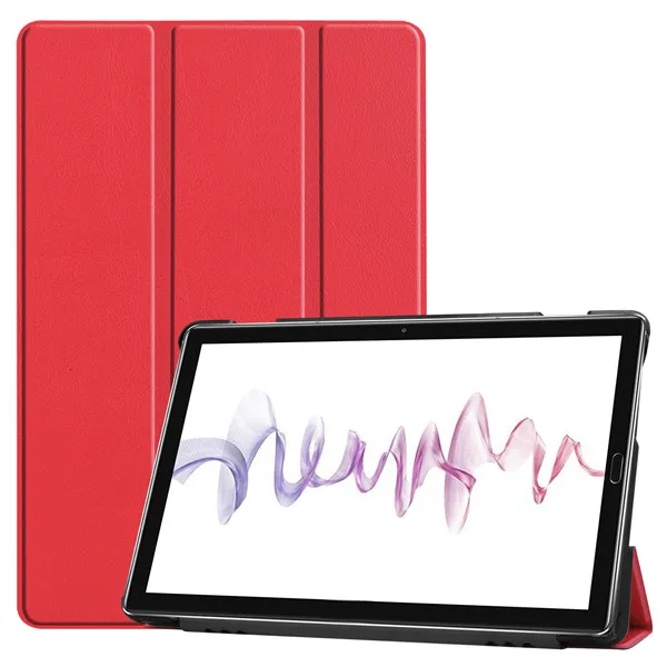 red Чехол для планшета huawei MediaPad M6 8,4 дюймов, легкий ультра тонкий чехол для смарт-телефона huawei MediaPad M6 8,4, чехол для планшета - Цвет: red