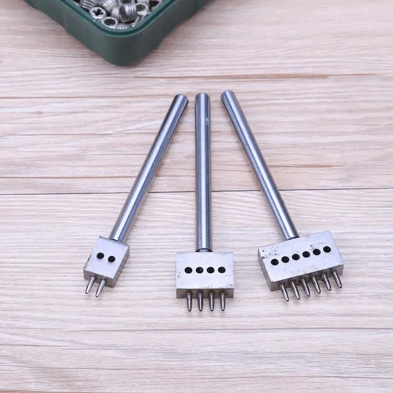 3 шт. Пробойники для кожи 5 мм 2/4/6 зубцов|craft leather tools|craft toolscraft |