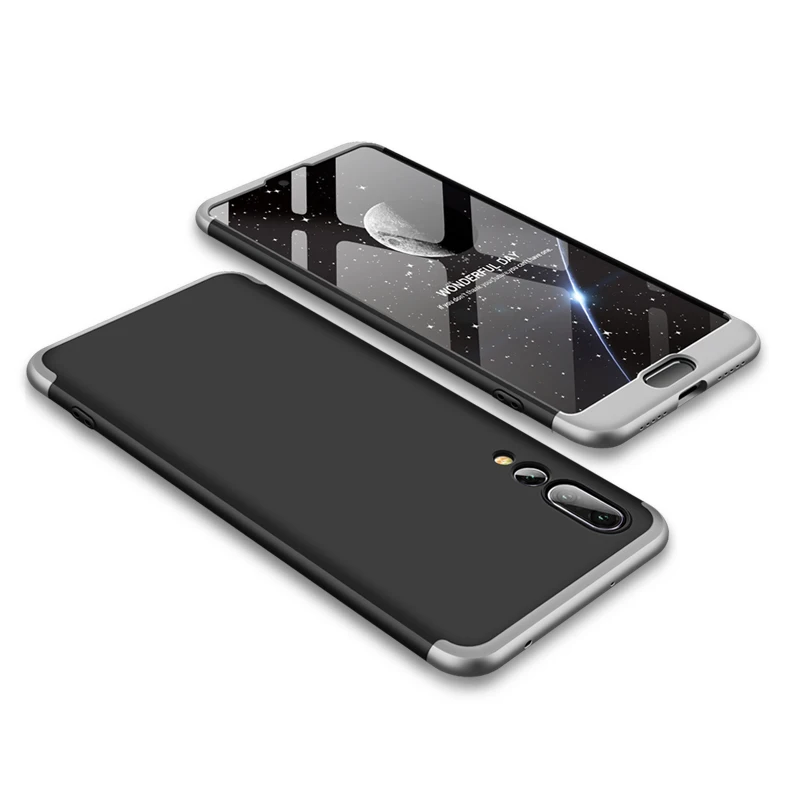 SuliCase huawei P20 Pro чехол высокого качества PC полный защитный чехол для телефона huawei P 20 P20 Lite P20Pro противоударный чехол - Цвет: Black Gold