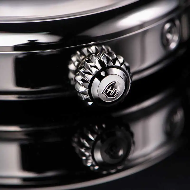 Роскошные Высококачественные швейцарские мужские часы Tourbillon с сапфировым