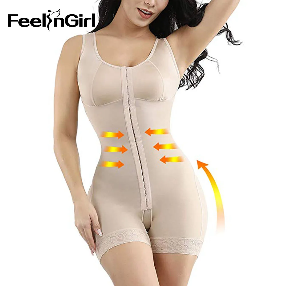 FeelinGirl Fajas Colombianas Reductora, Корректирующее белье для всего тела, Корректирующее белье для похудения, Корректирующее белье для коррекции талии после родов