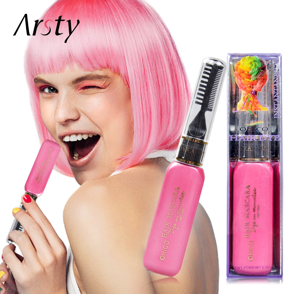 ARSTY Профессиональный временный крем для волос DIY Краска Тушь Нетоксичная