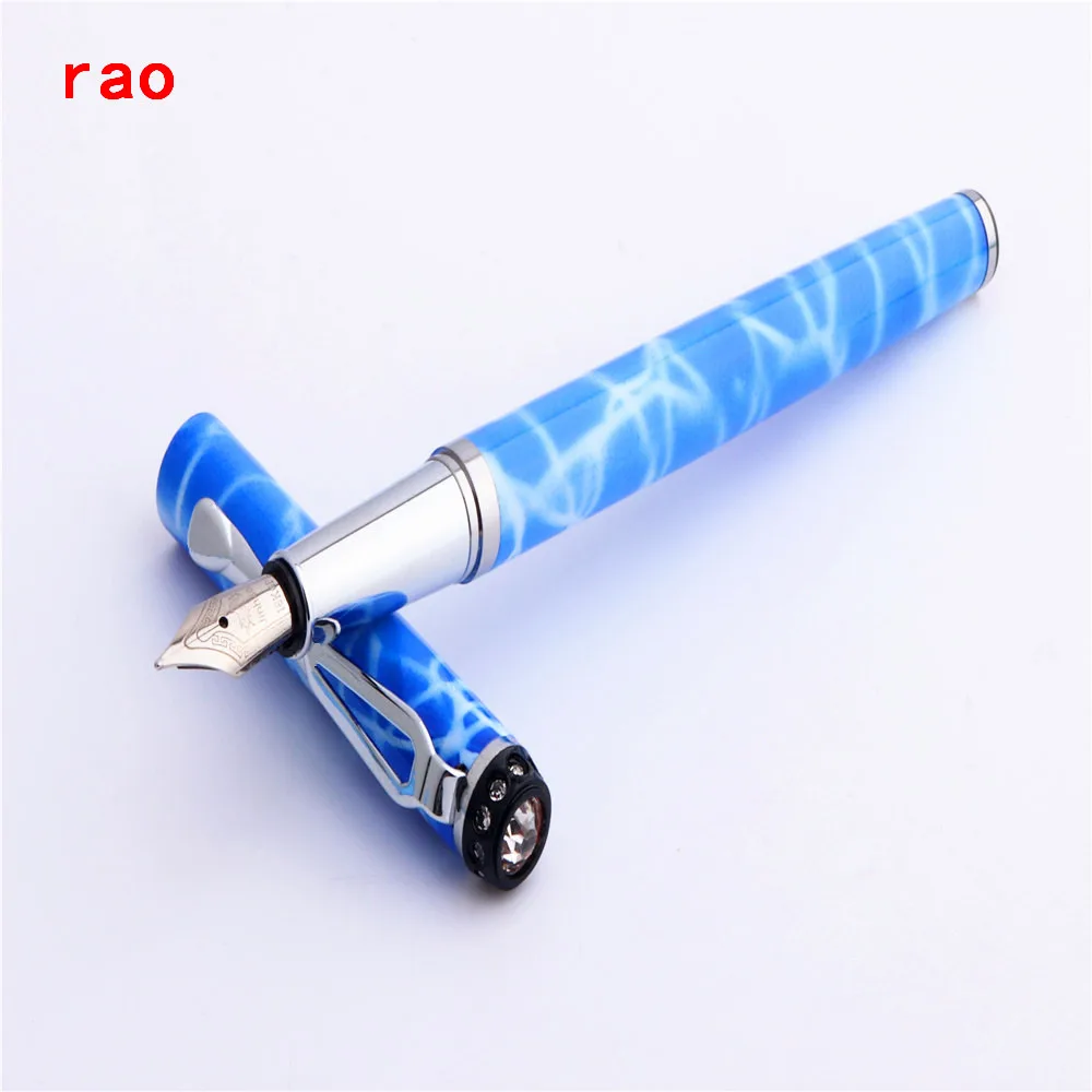 Jinhao 301 алмаз шляпа школьников Бизнес офисные авторучка - Цвет: 301-E