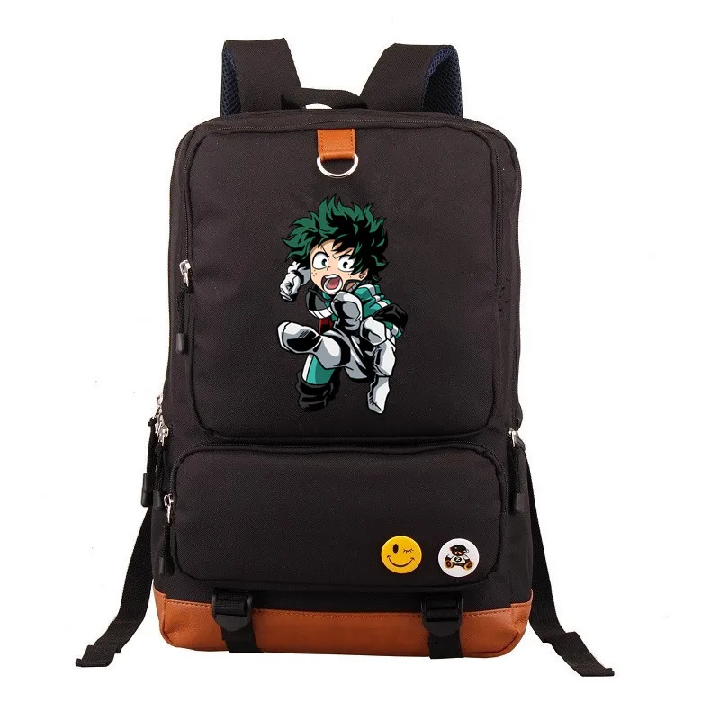 Лидер продаж детская школьная сумка в стиле аниме рюкзак с принтом Мой герой для
