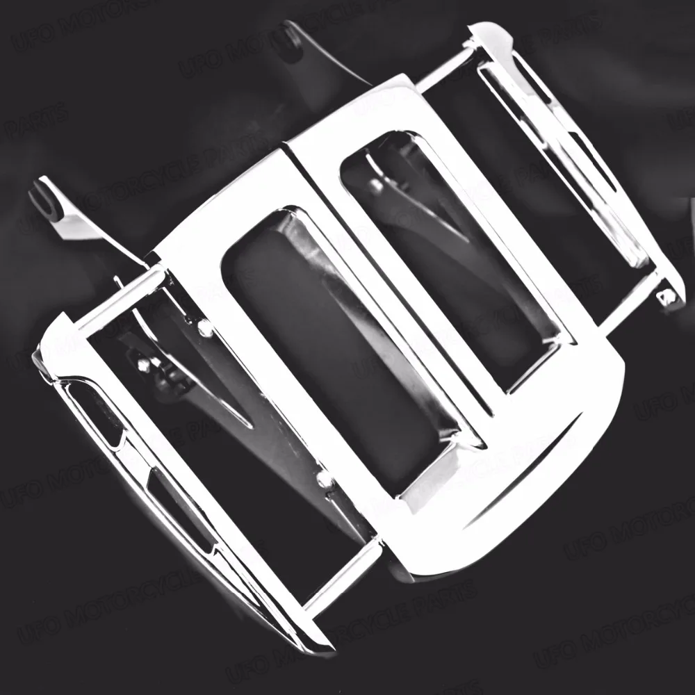 Регулируемая двухсторонняя хромированная багажная стойка для Harley Touring FLHX FLHR FLH/T