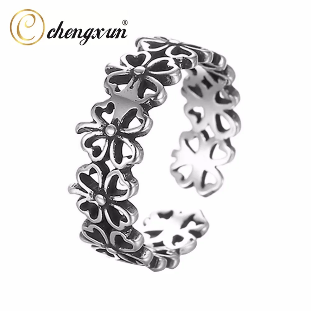 CHENGXUN винтажное готическое модное ювелирное изделие с цветочным принтом мужское