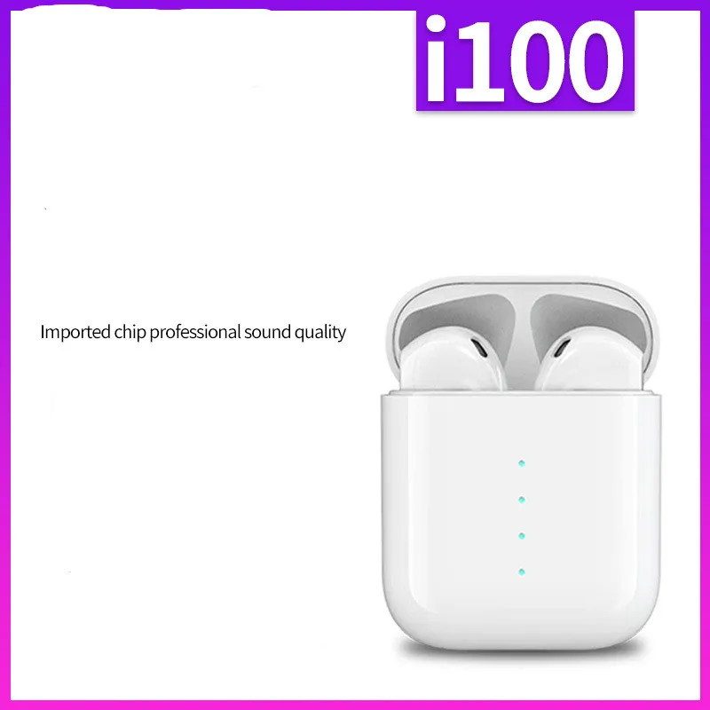 Оригинальные мини наушники i100 TWS 1: 1 с датчиком w1 h1 беспроводные Bluetooth