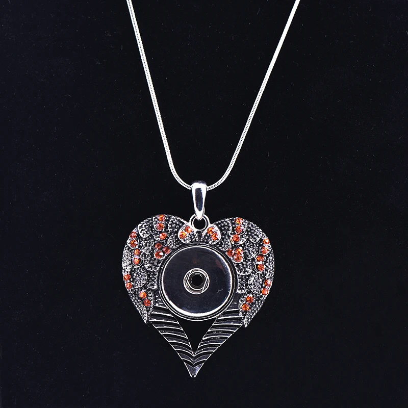 Оптовая продажа новое модное ожерелье в форме сердца из сплава подвеска
