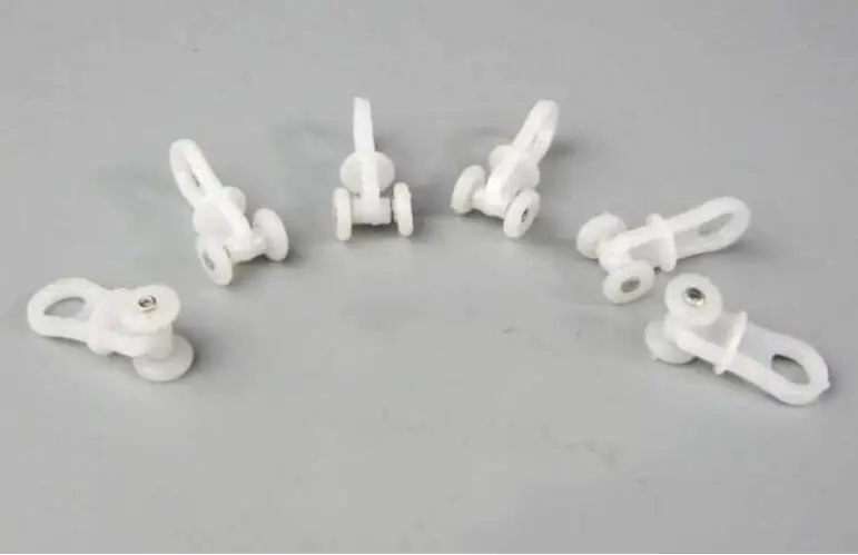 Шкив для штор изогнутая дорожка с прямыми рельсами старый трек двойными колесами