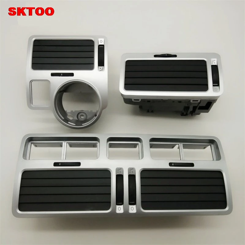 SKTOO Silver для Volkswagen Bora Golf 4 выход воздуха из прибора центральный кондиционер |