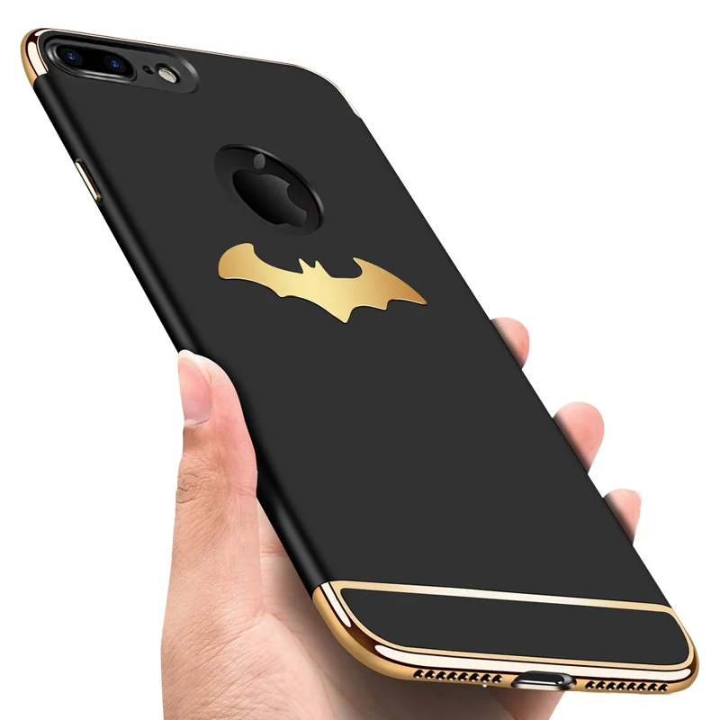 Роскошный чехол из поликарбоната для телефона iPhone X XS XR MAX 7 8 Plus Coque 3 в 1 360 Защитный