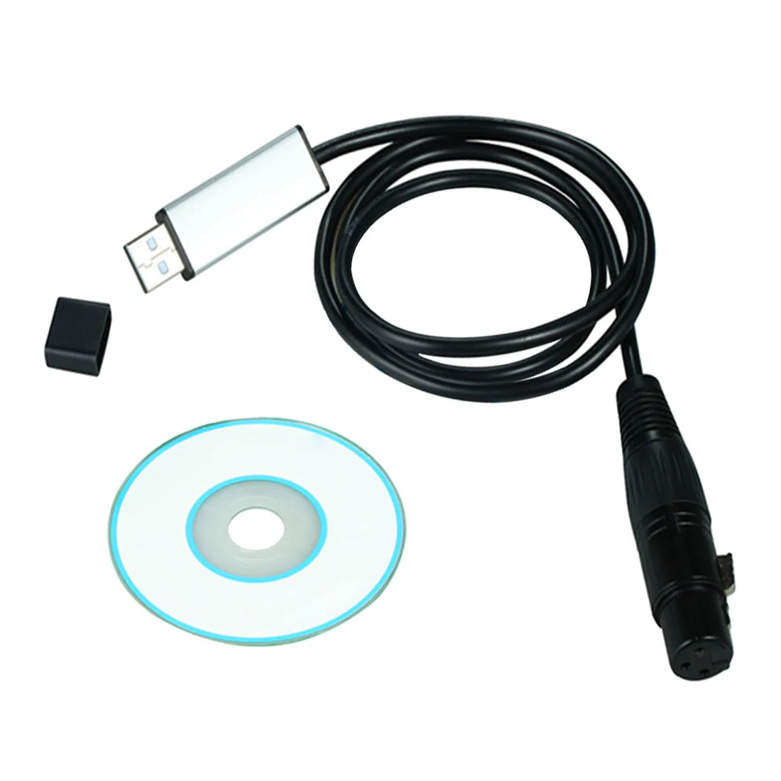 1 шт. USB к DMX интерфейсному адаптеру LED DMX512 студийный компьютер ПК контроллер
