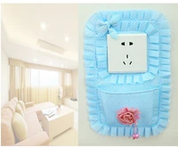 korean version of the pastoral fabric switch stickers with pocket companion phone charging socket sets key bag 1000pcs